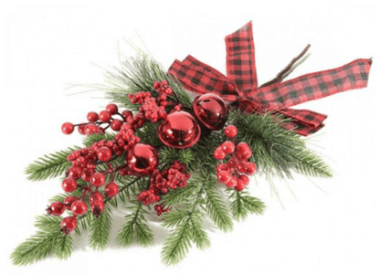 Decorative fir branch