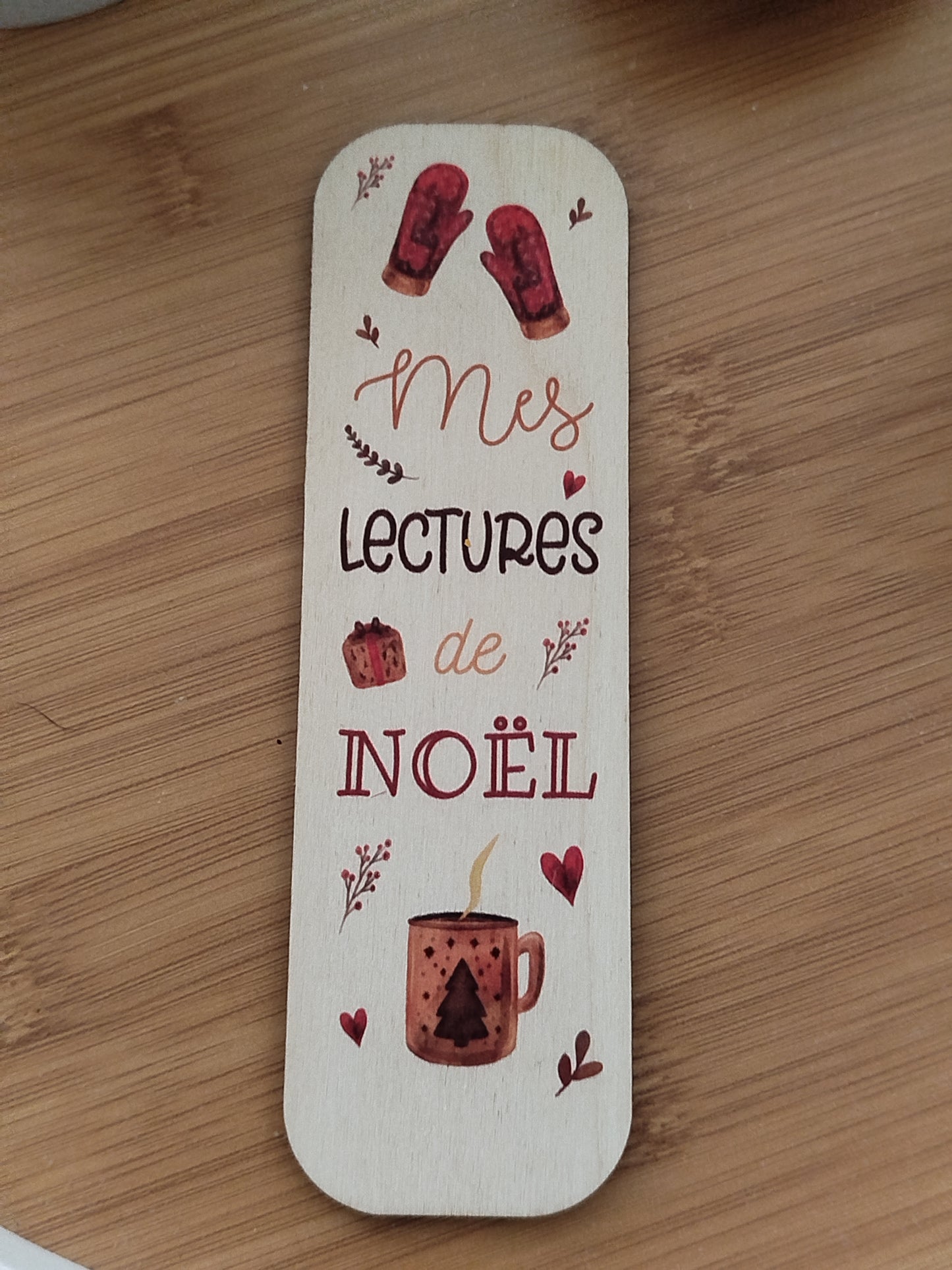 Marque-page "Mes lectures de Noël"