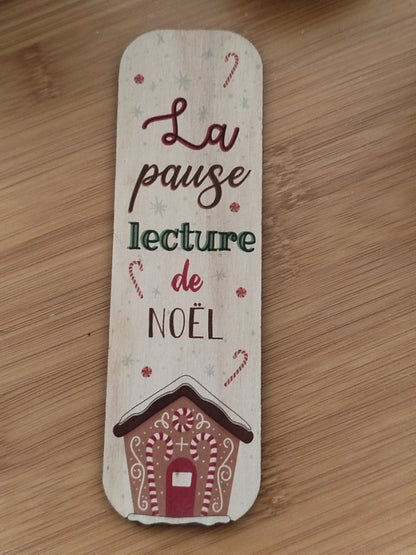 Marque-page "La pause lecture de Noël"