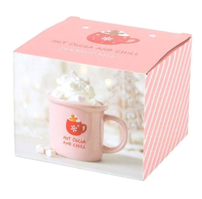 Tasse rose de Noël