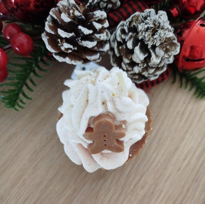 Bougie cupcake de Noël