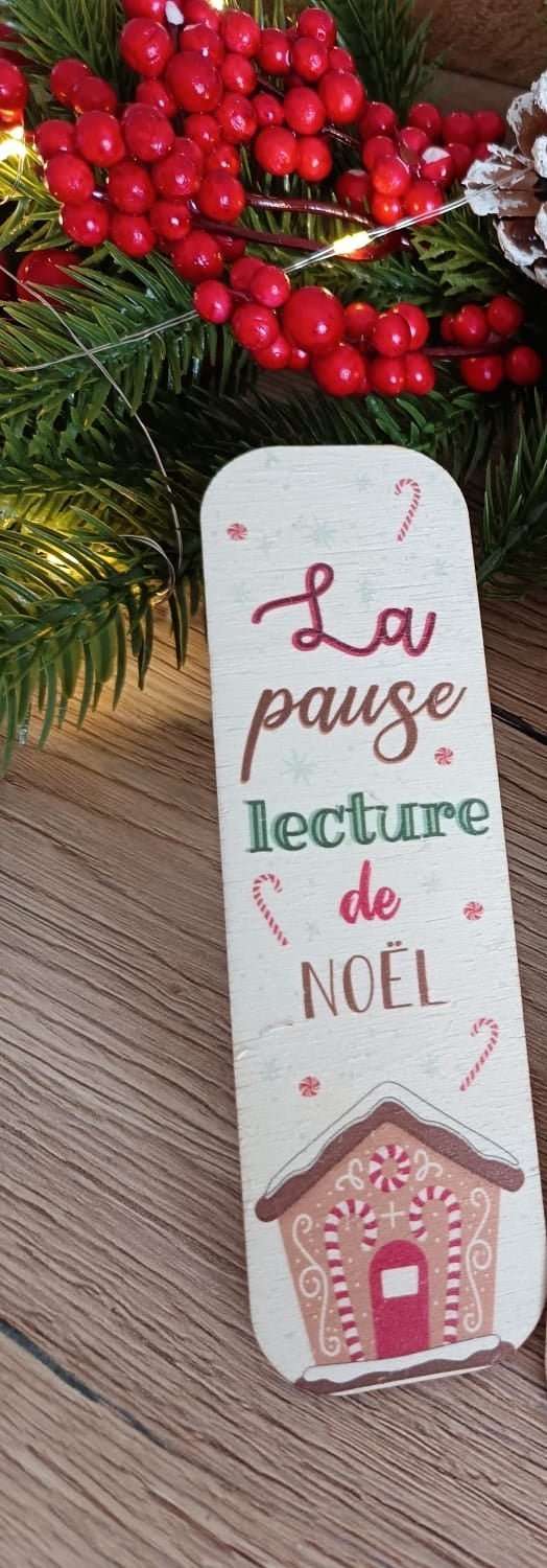 Marque-page "La pause lecture de Noël"